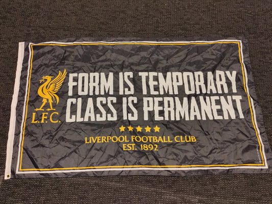 Liverpool flag Form is temporary - Class is permanent