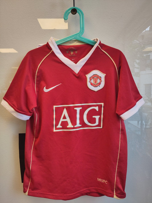 Manchester United shirt 2006-07 home Solskjær kids