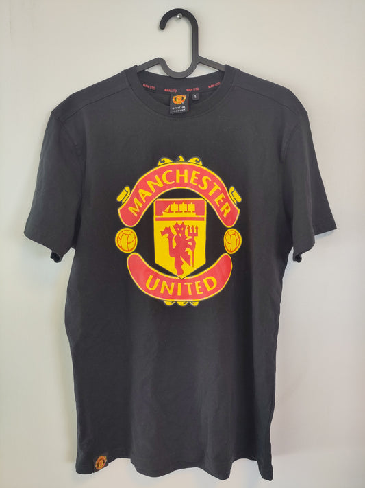 Manchester United t-shirt black logo