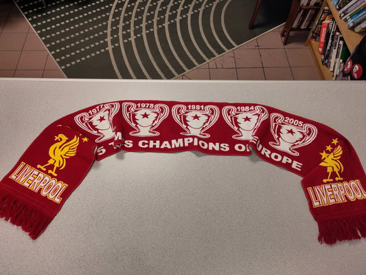 Liverpool skjerf Champions of Europe