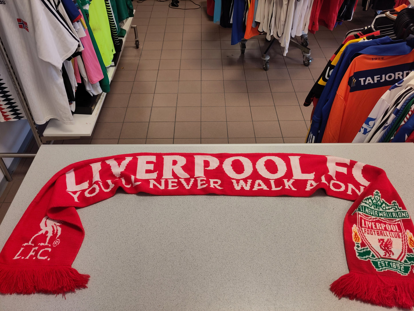 Liverpool skjerf YNWA v1