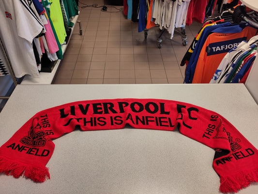 Liverpool skjerf This is Anfield svart/rød