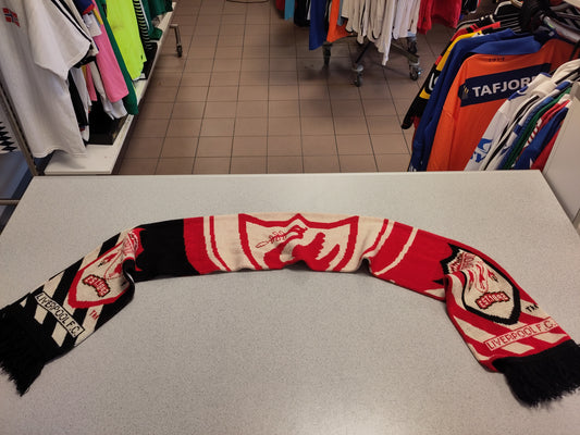 Liverpool skjerf svart/rød 90-tall