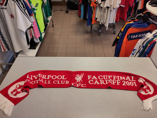 Liverpool scarf FA Cup final 2001