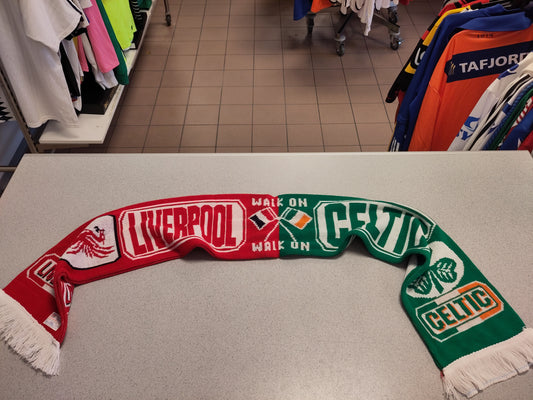 Liverpool scarf half&amp;half Celtic