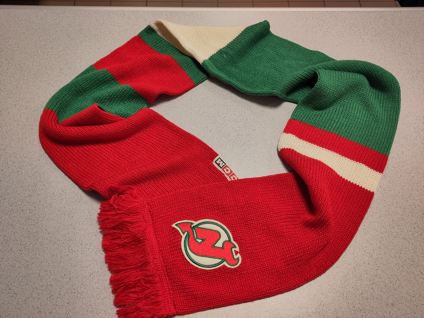 New Jersey Devils hockey skjerf v2