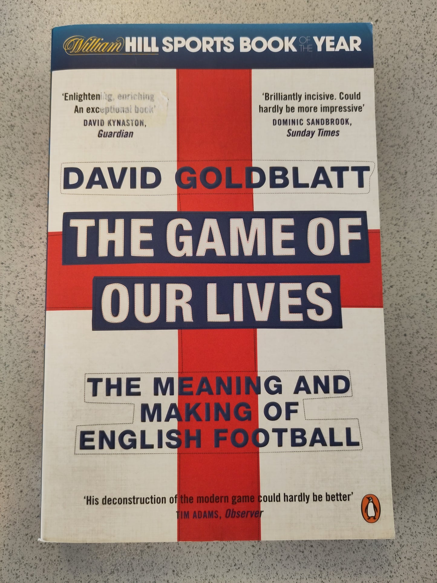 BOK: The Games of our Lives - The Meaning and Making of English Football (Goldblatt)