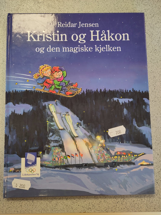 BOK: OL 1994 Lillehammer - Kristin og Håkon og den magiske kjelken (Jensen)