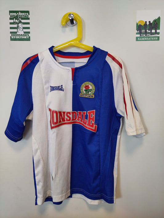 Blackburn drakt 2005-06 hjemme Gamst Pedersen barn m/ shorts