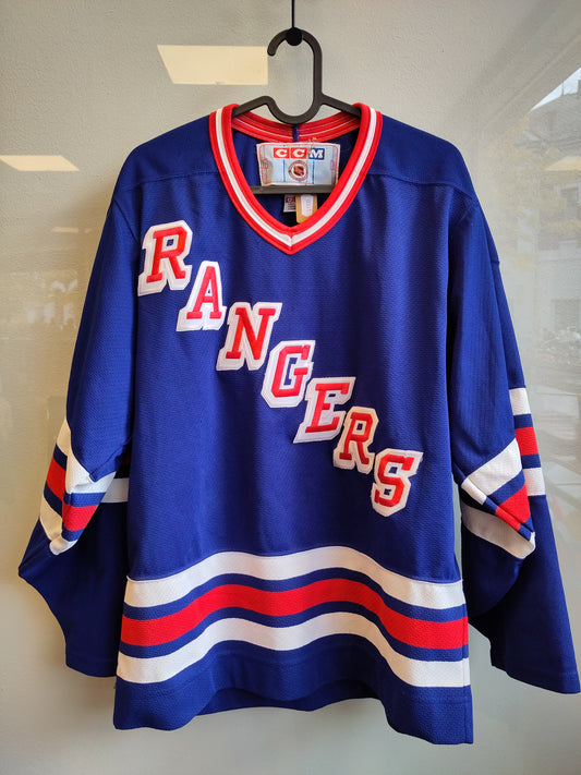 New York Rangers drakt 1990-96 blå