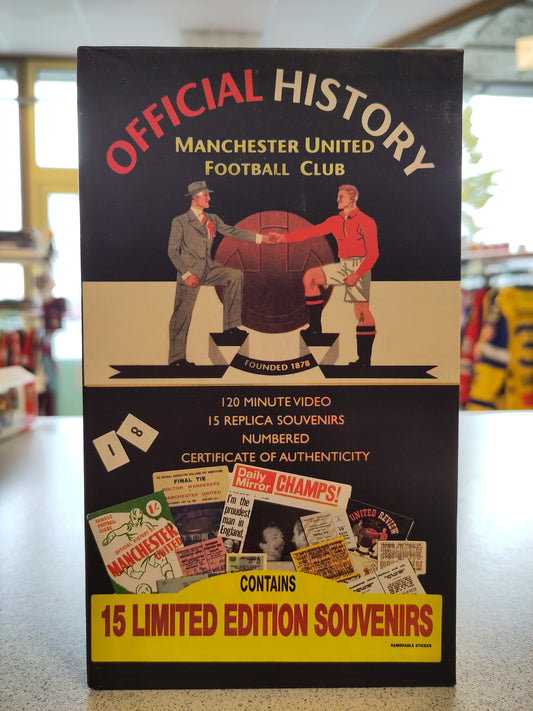 Manchester United - Official History - VHS og suvenirer