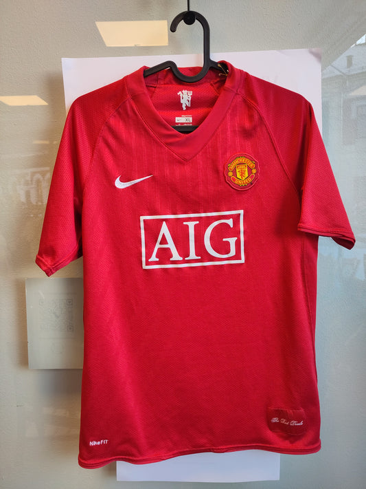 Manchester United shirt 2007-09 home Ronaldo youth