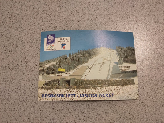 Olympics 1994 Lillehammer visitor ticket