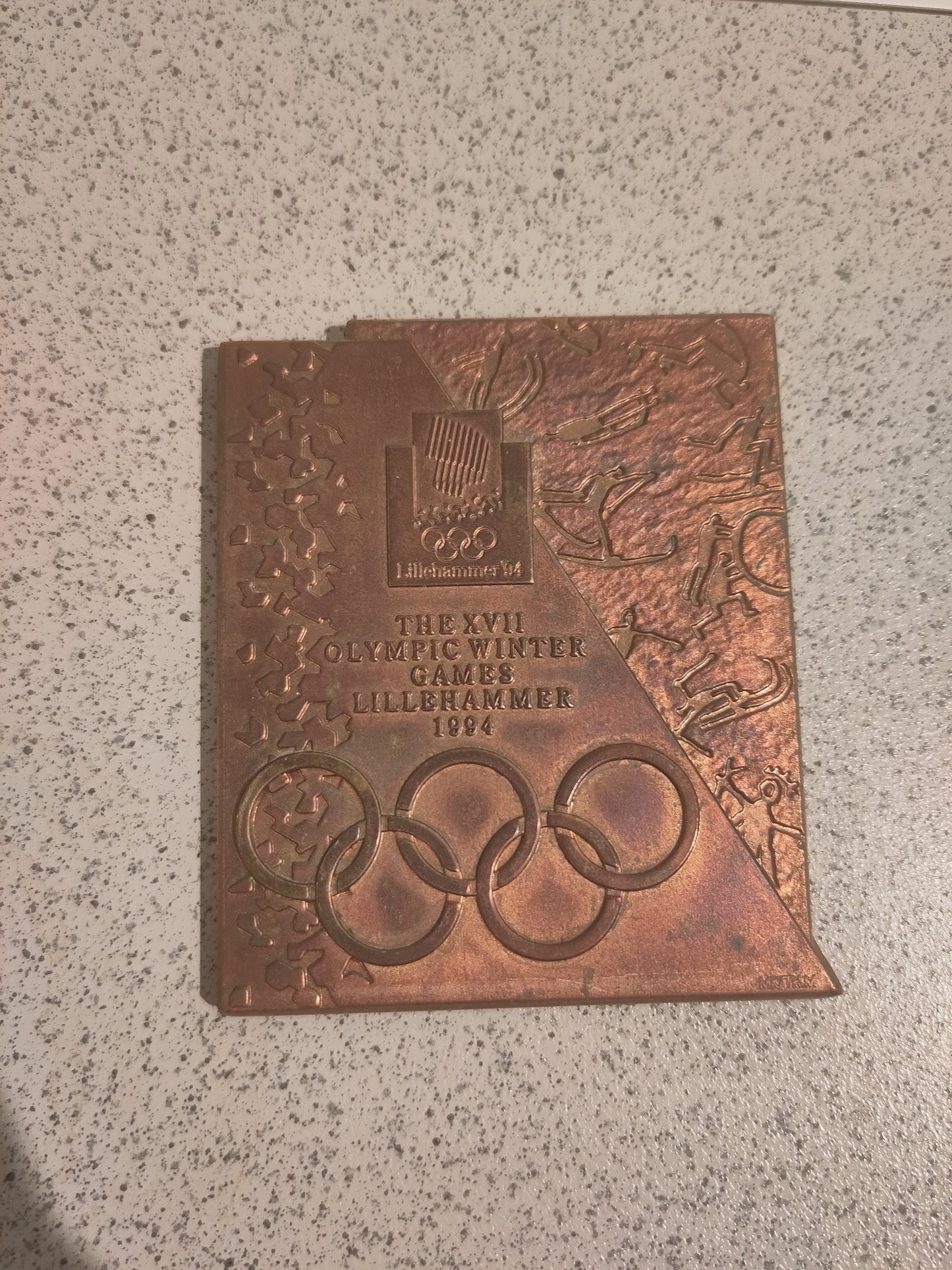 OL 1994 Lillehammer deltakermedalje i bronse