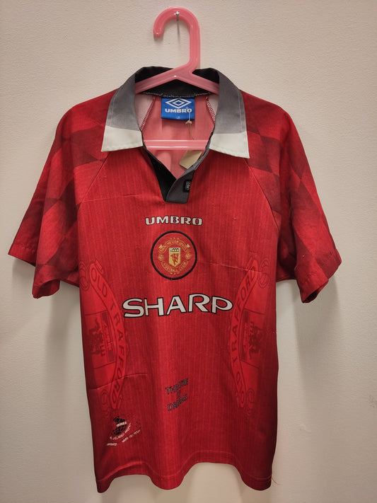 Manchester United shirt 1996-97 home kids