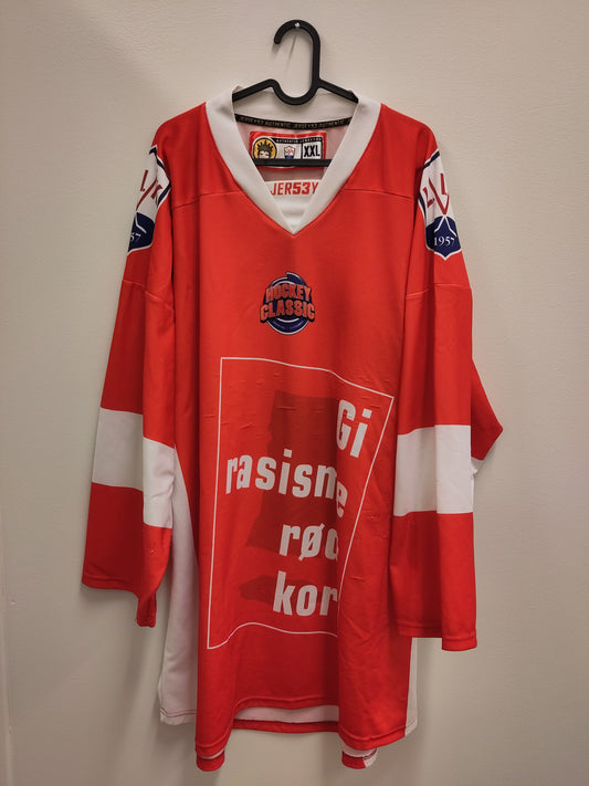 Lillehammer Ishockey drakt Gi rasisme rødt kort Hockey Classic