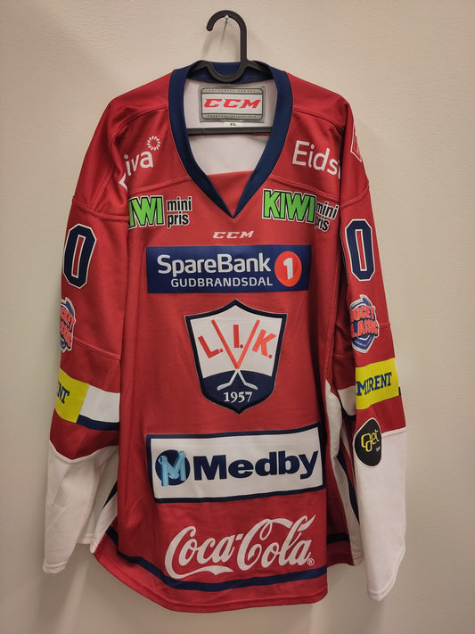 Lillehammer Ishockey drakt 2019-20 hjemme utøverbrukt/kampbrukt Grønstad (Hockey Classic)