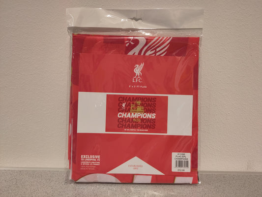 Liverpool flag Premier League Champions 19/20