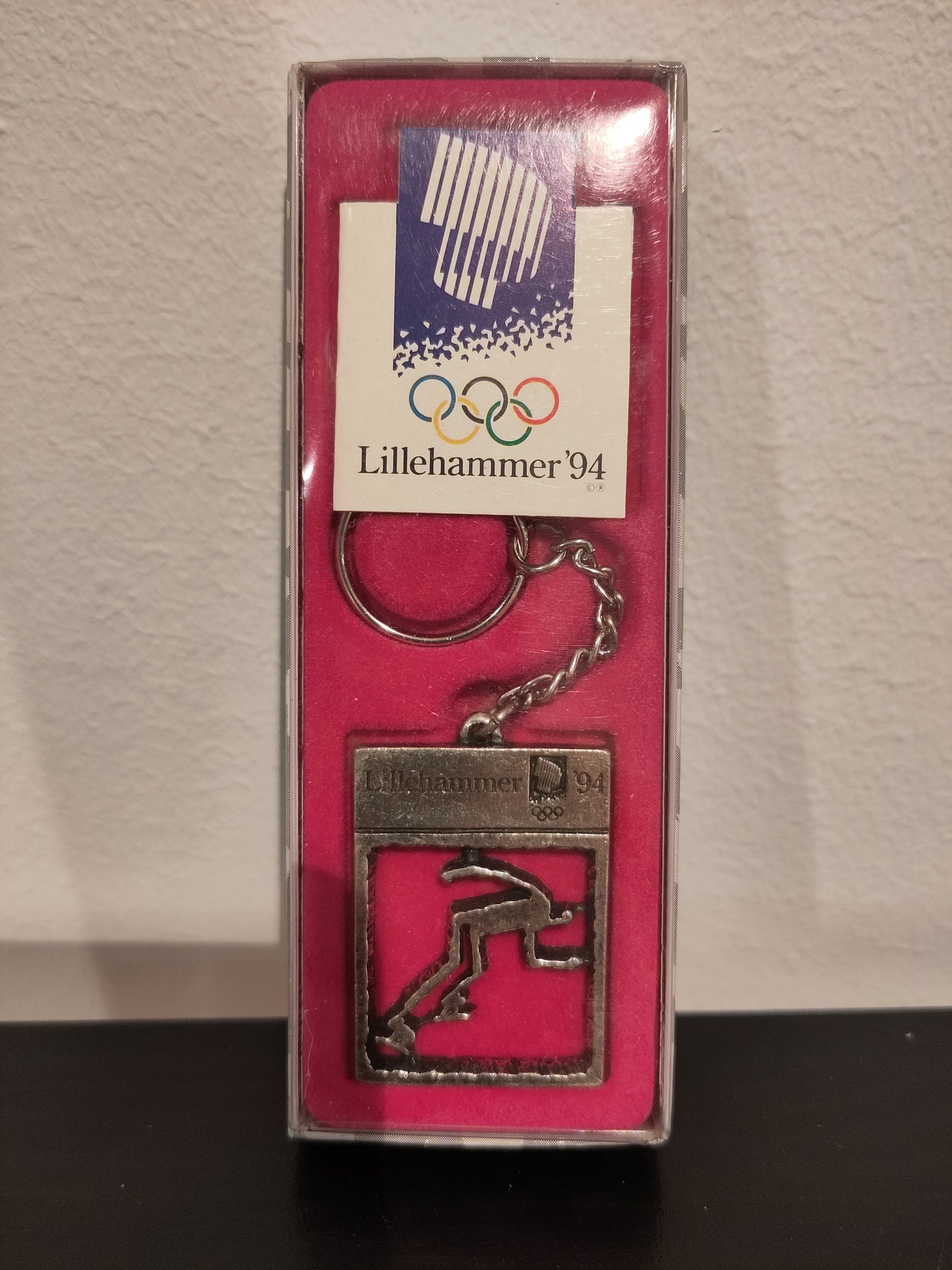 OL 1994 Lillehammer nøkkelring skøyter pliktogram