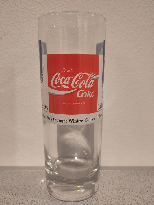 OL 1994 Lillehammer glass Coca-Cola (Drikk Coca-Cola)