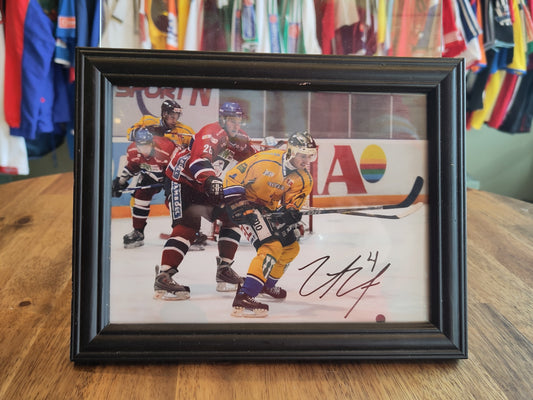 Storhamar Hockey bilde Nathan Martz signert