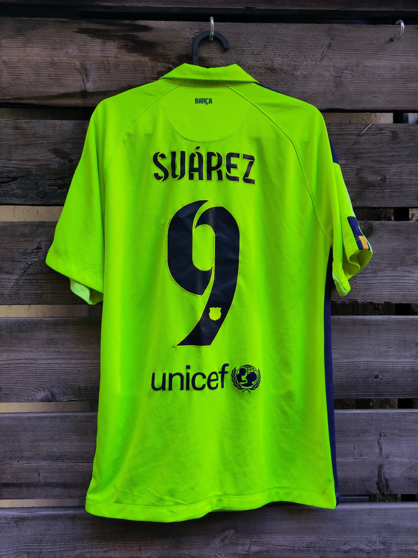 Barcelona drakt 2014-15 tredje Suarez