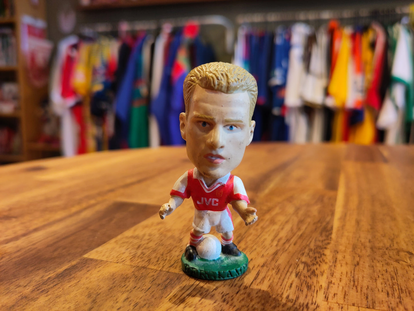 Football figure Corinthian Arsenal Dennis Bergkamp