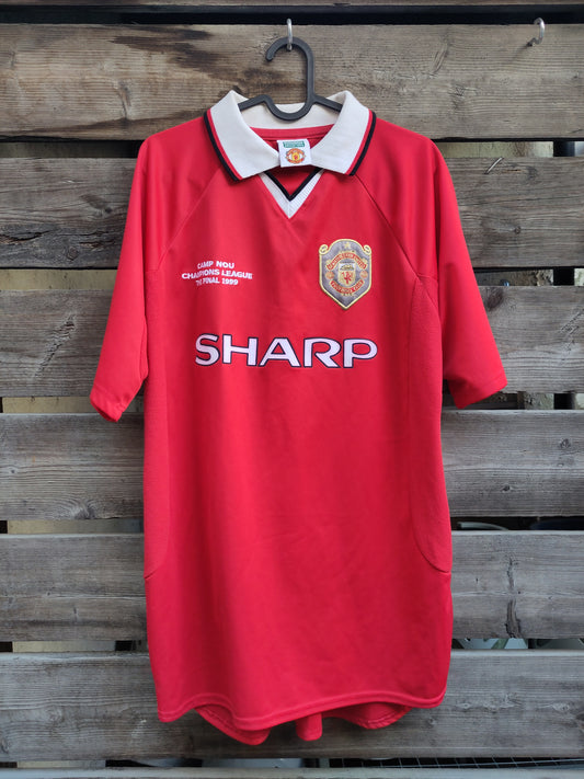 Manchester United shirt 1998-99 home CL retro