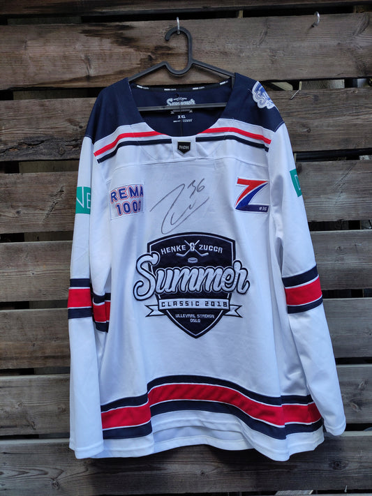 Henke &amp; Zucca Summer Classic 2018 jersey signed Zuccarello*