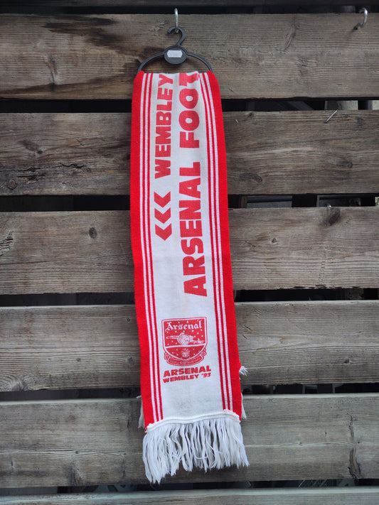 Arsenal scarf vintage Wembley 1993
