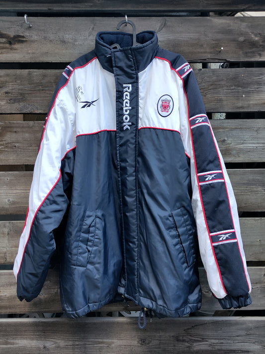 Liverpool 1998-99 winter jacket signed Vegard Heggem
