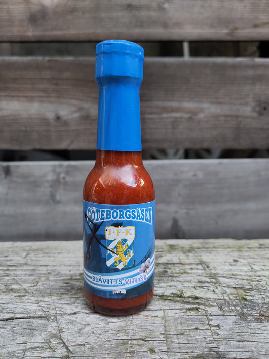 IFK Göteborg chili sauce signed Glenn Hysén