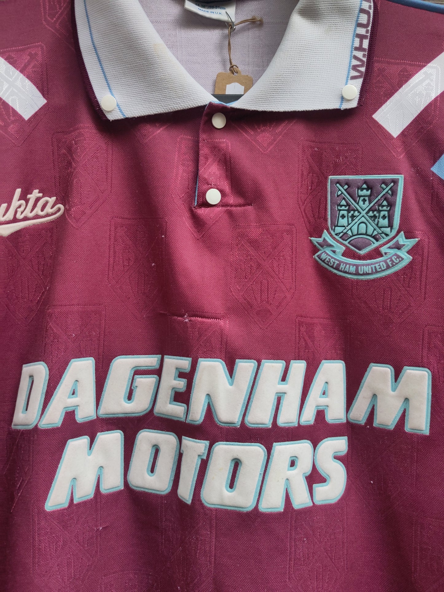 West Ham drakt 1992-93 hjemme