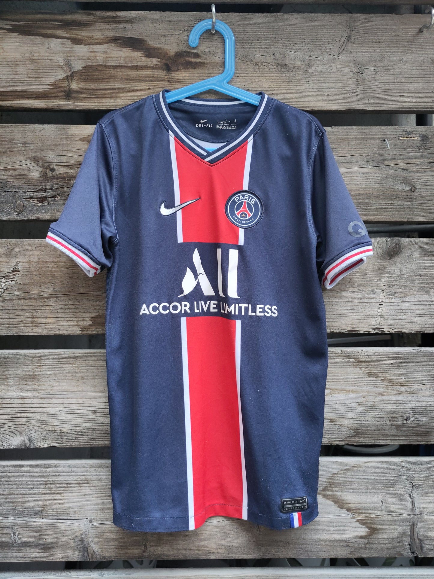 Paris St. Germain drakt 2020-21 hjemme barn