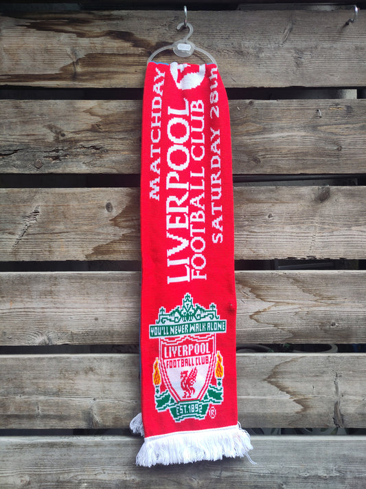 Liverpool scarf half&amp;half Huddersfield 2017