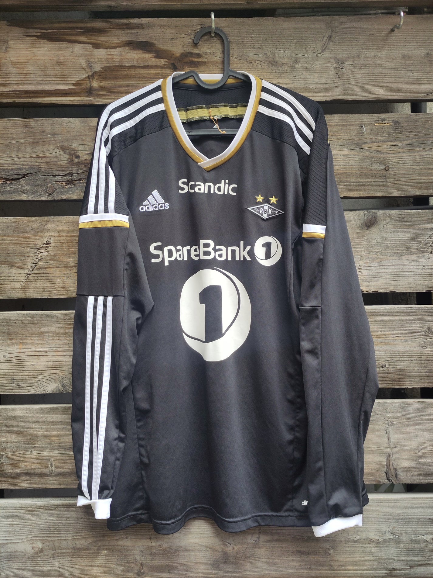 Maillot Extérieur Rosenborg Away 2012 – Adidas Noir – Taille L – Occasion 9/10