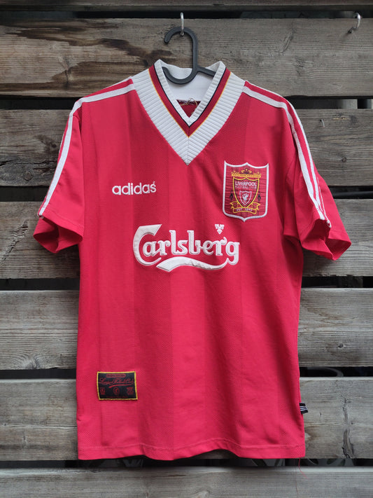 Liverpool drakt 1995-96 hjemme Barnes med shorts