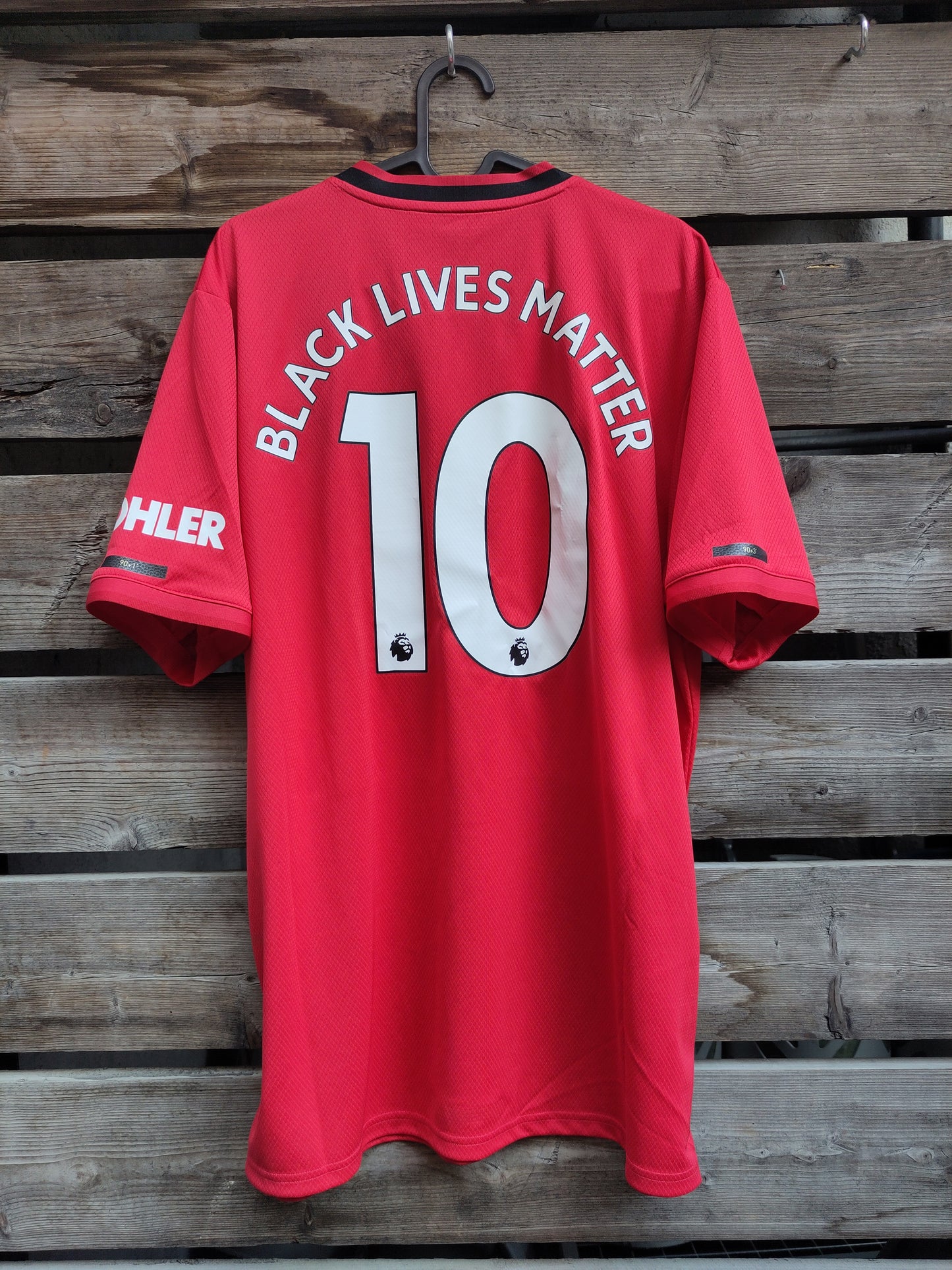 Manchester United drakt 2019-20 hjemme Rashford Black Lives Matter