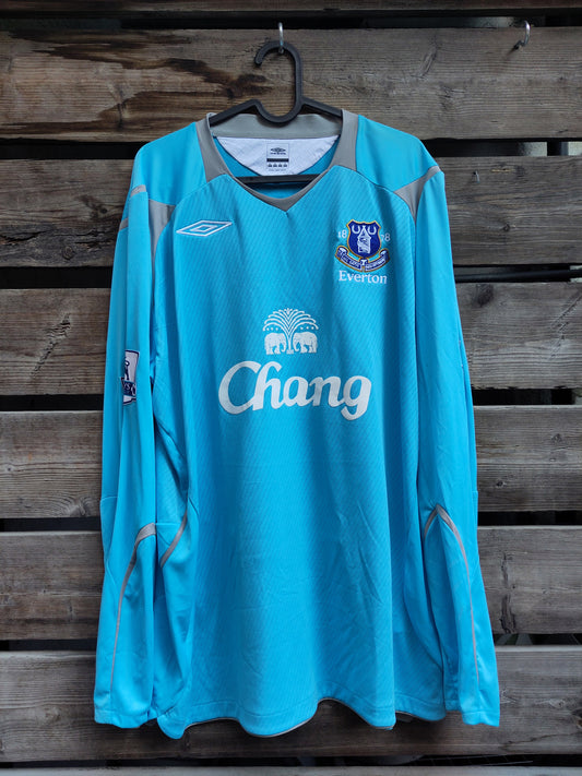 Everton drakt 2008-09 keeper tredje Ruddy