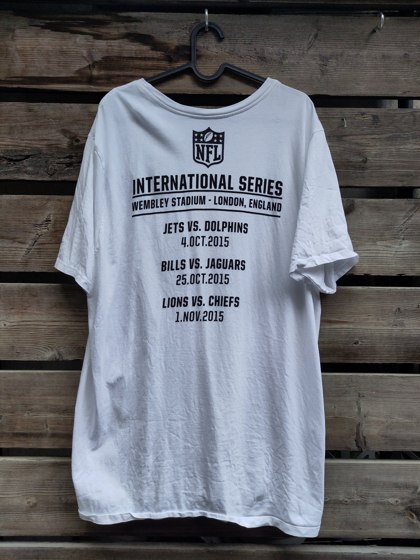 NFL International Series London 2015 t-skjorte Kansas City Chiefs - Detroit Lions