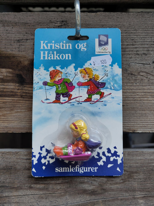 OL 1994 Lillehammer samlefigurer Kristin og Håkon v2