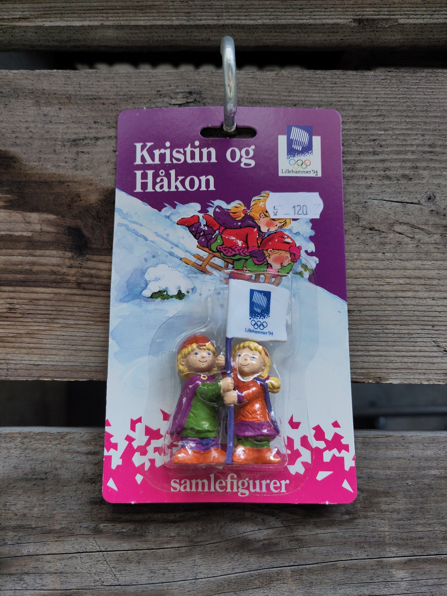 OL 1994 Lillehammer samlefigurer Kristin og Håkon v6