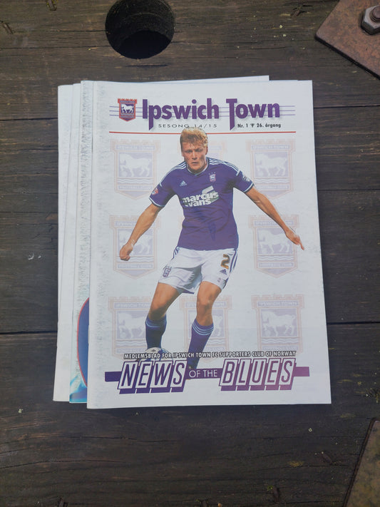 Ipswich supporters club member magazine (4 pk)