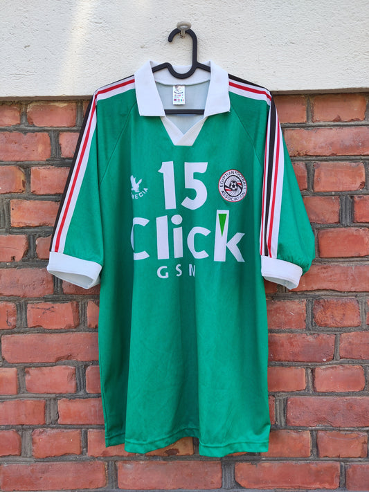 Til demensforskning + Barnekreftforeningen: Egypt MATCHWORN Hanafy shirt 1998 (Friendly)