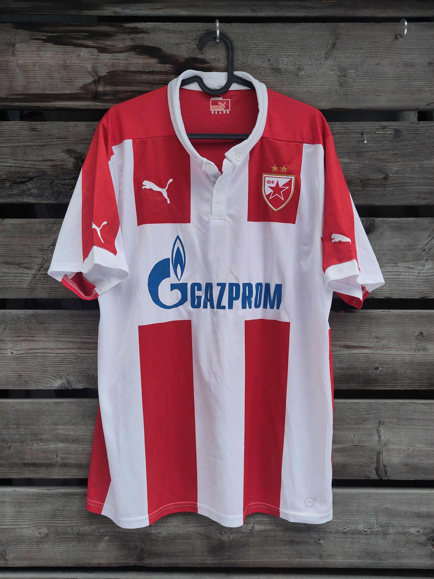 Red Star jersey 2014-16 home (Crvena Zvezda)