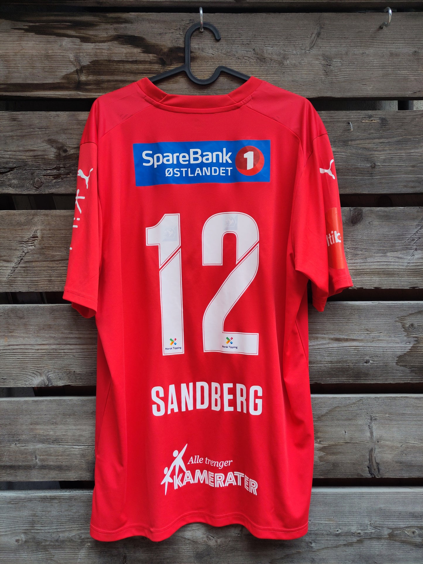 HamKam jersey 2023 goalkeeper red athlete used/match used Sandberg*