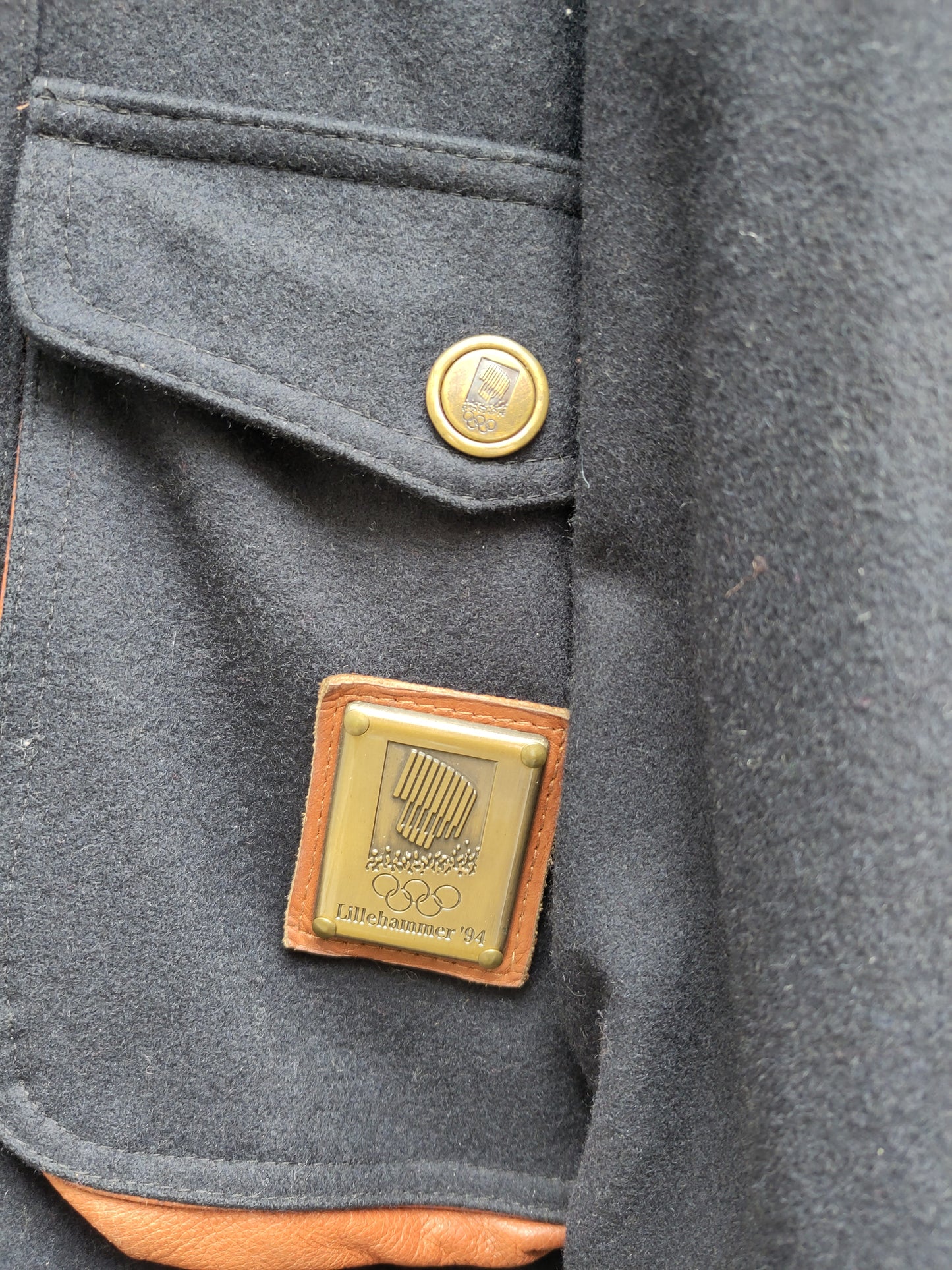 OL 1994 Lillehammer jakke vadmel*