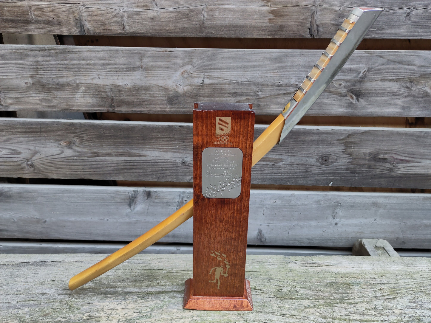 OL 1994 Lillehammer fakkel Premier Clubs nummerert*