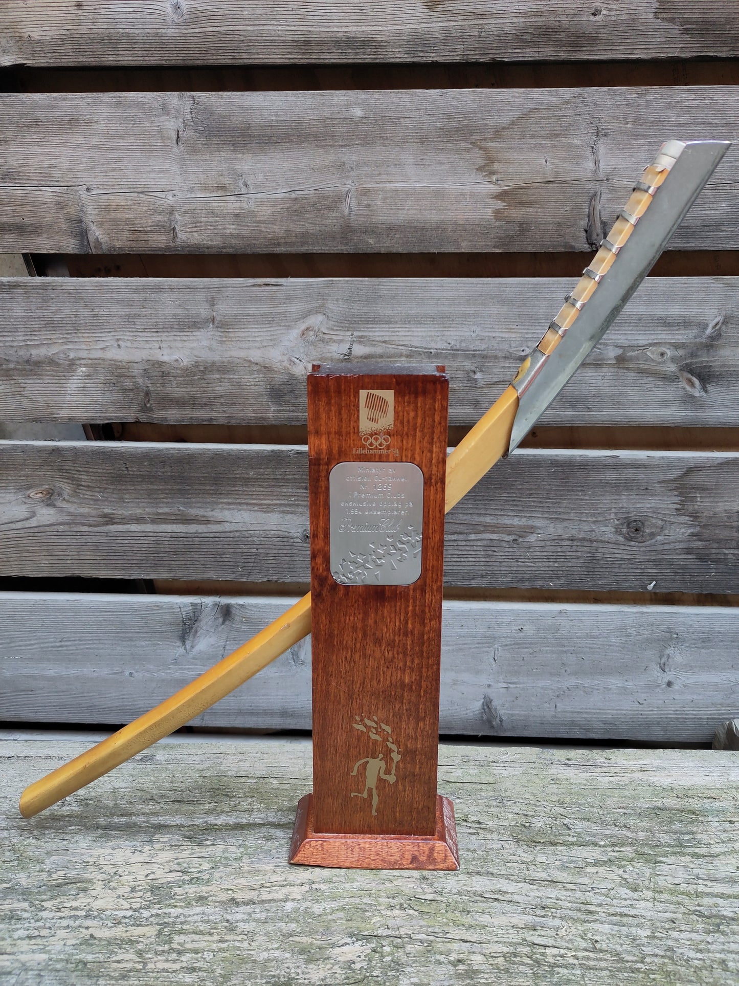 OL 1994 Lillehammer fakkel Premier Clubs nummerert*