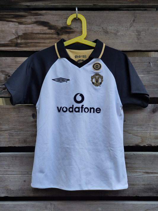 Manchester United drakt 2001-02 borte/tredje barn